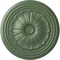 Ekena Millwork Alexa Ceiling Medallion (Fits Canopies up to 2 7/8"), 20 1/2"OD x 1 7/8"P, Athenian Green CM20ALAGF - alternate 1